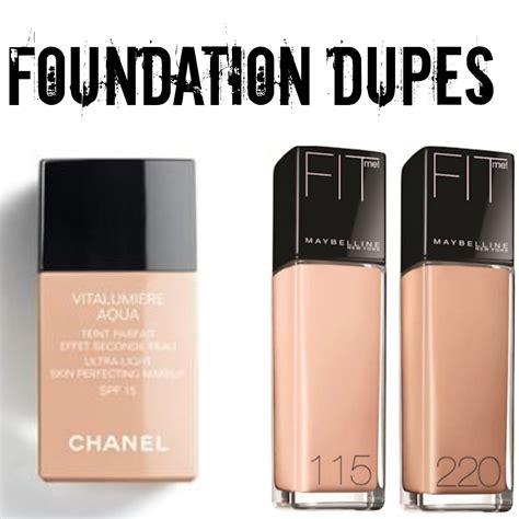 chanel foundation dupe